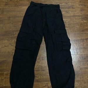 Black Cargo Pants